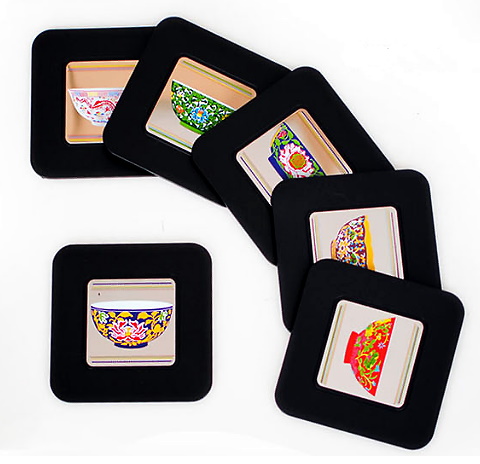 Chinese Ethnic Coaster (6 pcs)