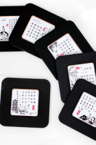 Chinese Ethnic Coaster (6 pcs)