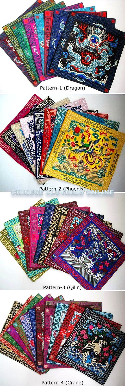Chinese Ethnic Embroidery Placemat (4 pcs)