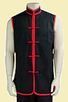 Mandarin Collar Kung Fu Majia/Vest