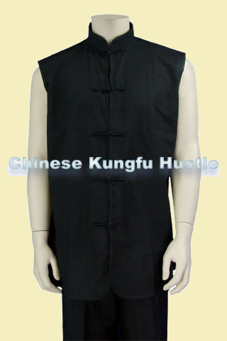 Mandarin Collar Kung Fu Majia/Vest
